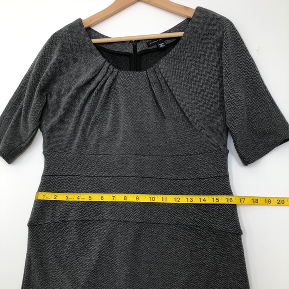 Banana Republic Dress - Subtle Herringbone pattern - blue/grey 10 - Picture 6 of 9